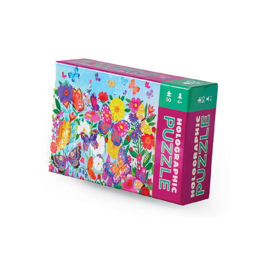 Holographic 50 Piece Puzzle Butterflies