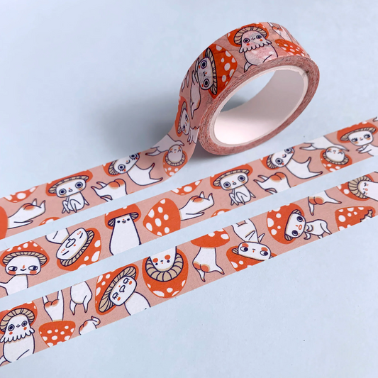 Cheeky Mushrooms Washi Tape