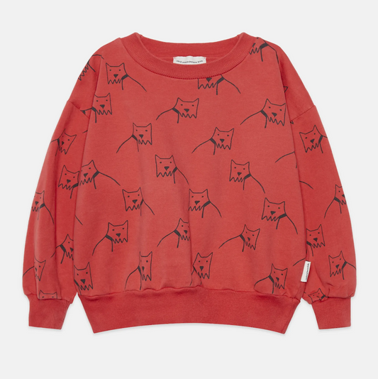 City Dog All Over Sweatshirt - Red