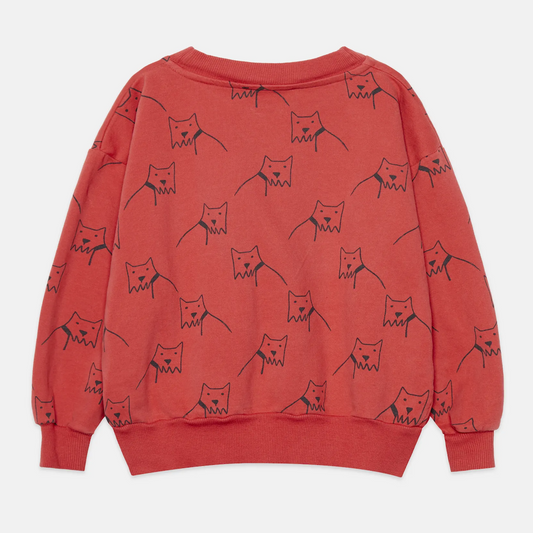 City Dog All Over Sweatshirt - Red