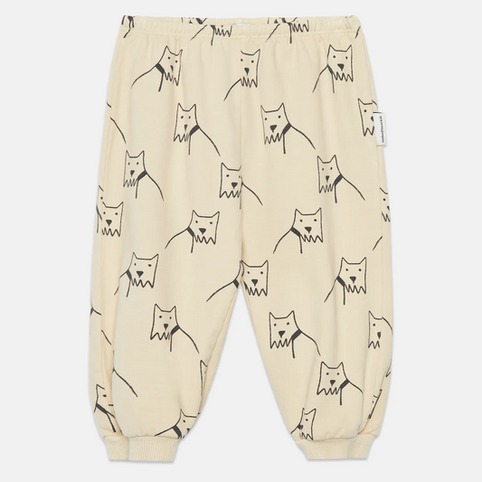 City Dog All Over Baby Sweatpants - Sand