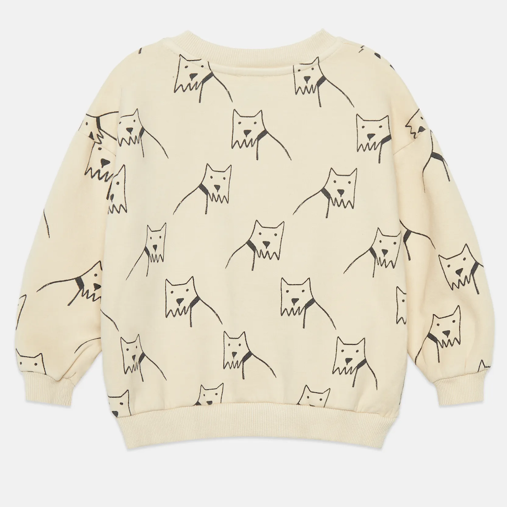 City Dog All Over Baby Sweatshirt - Sand