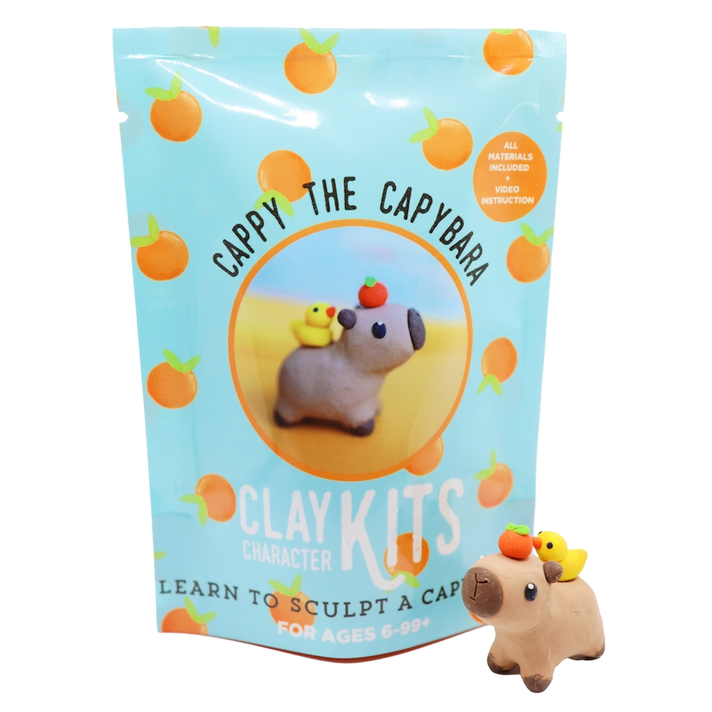 Cappy The Capybara DIY Polymer Clay Kit