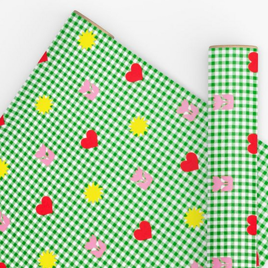 Wrapping Paper Clementine Emerald - Store Pick Up Only