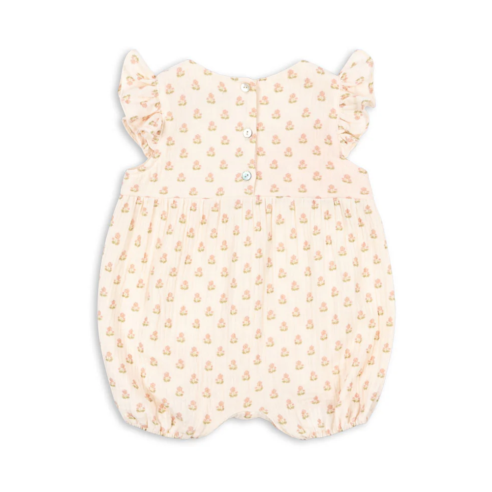 Coco Frill Romper Carta Rosa