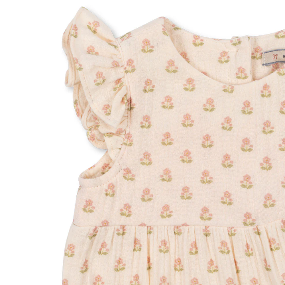 Coco Frill Romper Carta Rosa