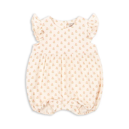 Coco Frill Romper Carta Rosa