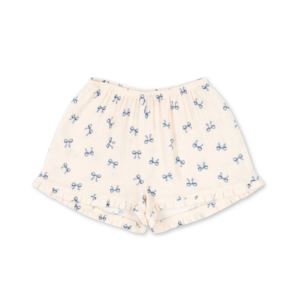 Coco Shorts Bow Bleu