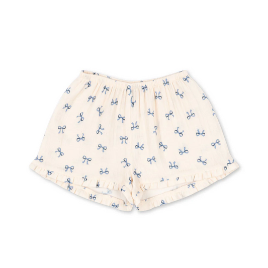 Coco Shorts Bow Bleu
