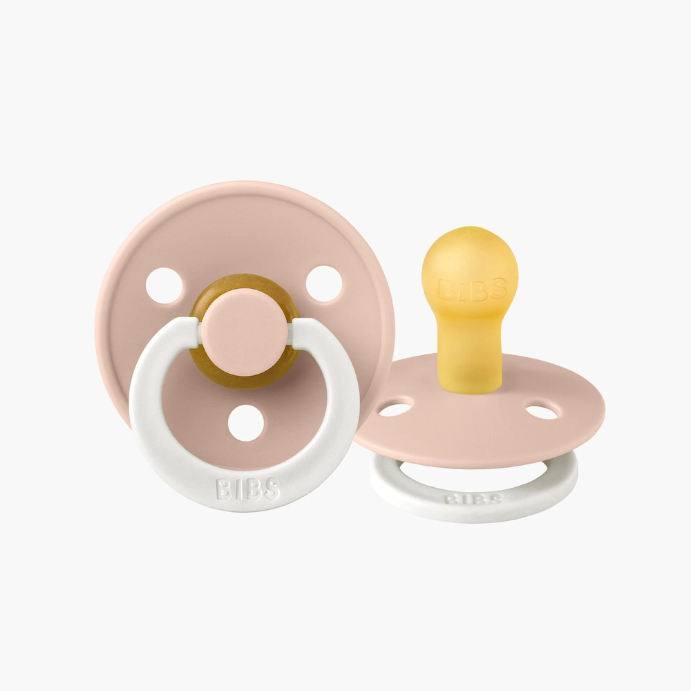 Bibs Dummy Twin Pack Glow Blush Round