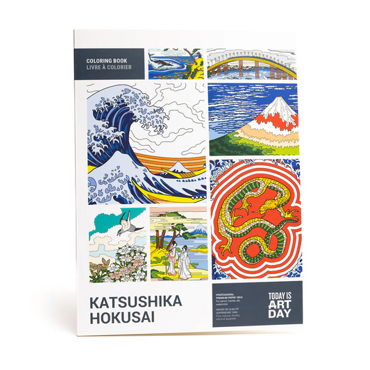 Colouring Book Hokusai