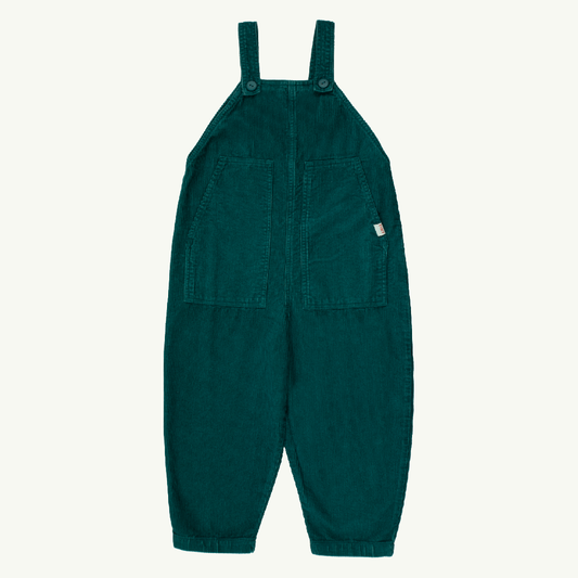 Corduroy Dungaree Dark Green