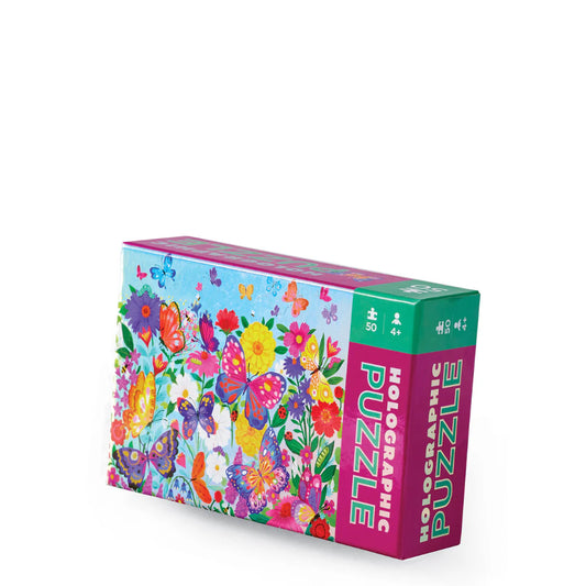 Holographic 50 Piece Puzzle Butterflies