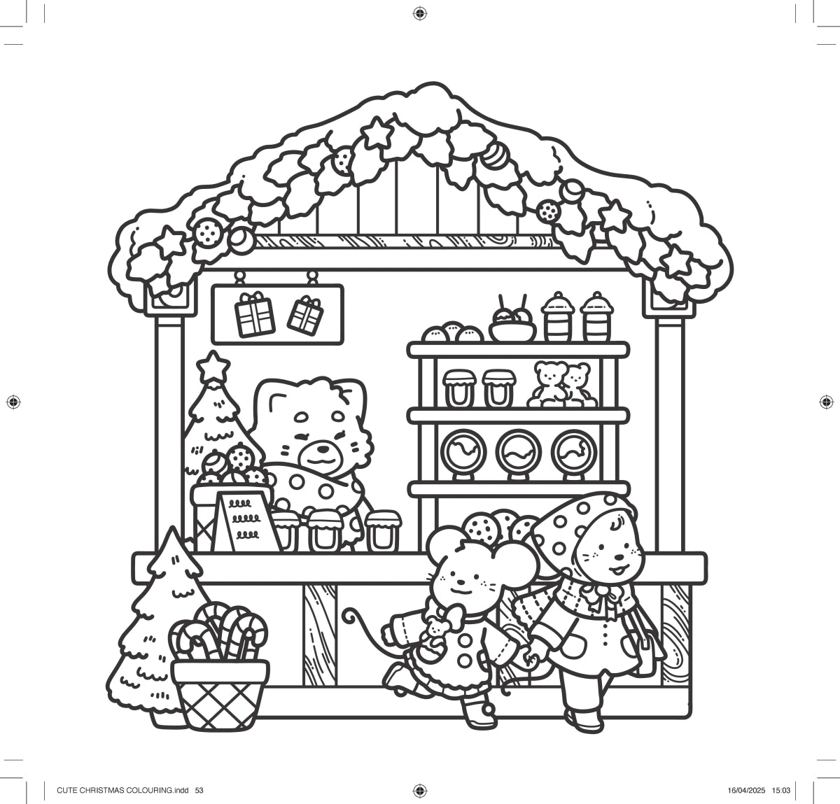 Cute & Cosy Christmas Colouring Book