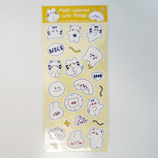 Cute Sticker Sheets Assorted