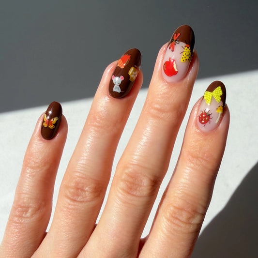 Cinnamon Stick Nail Art Stickers