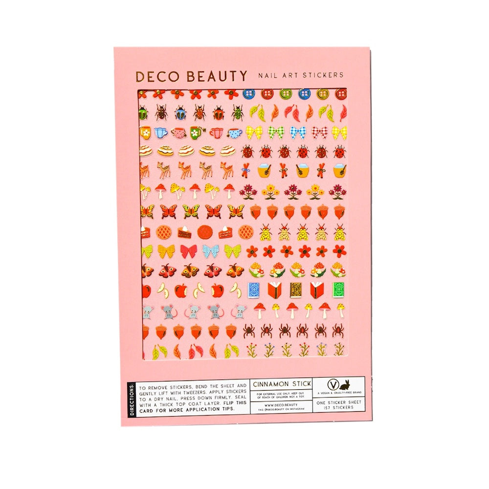 Cinnamon Stick Nail Art Stickers