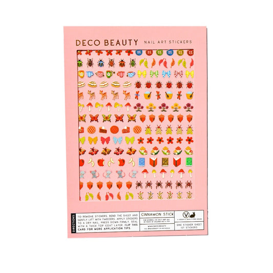 Cinnamon Stick Nail Art Stickers