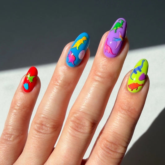 Dinos Nail Art Stickers