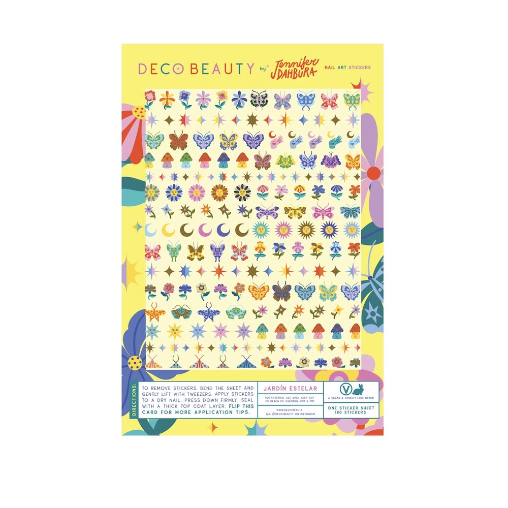 Jardín Estelar Nail Art Stickers