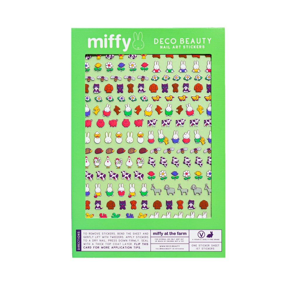 Miffy At The Farm Nail Art Stickers