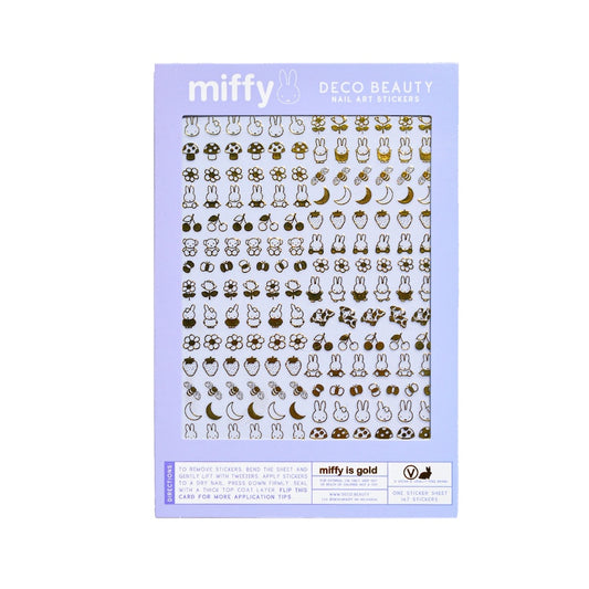 Miffy Is Gold Nail Art Stickers
