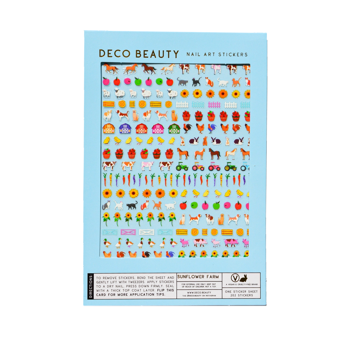 Sunflower Farm Nail Art Stickers