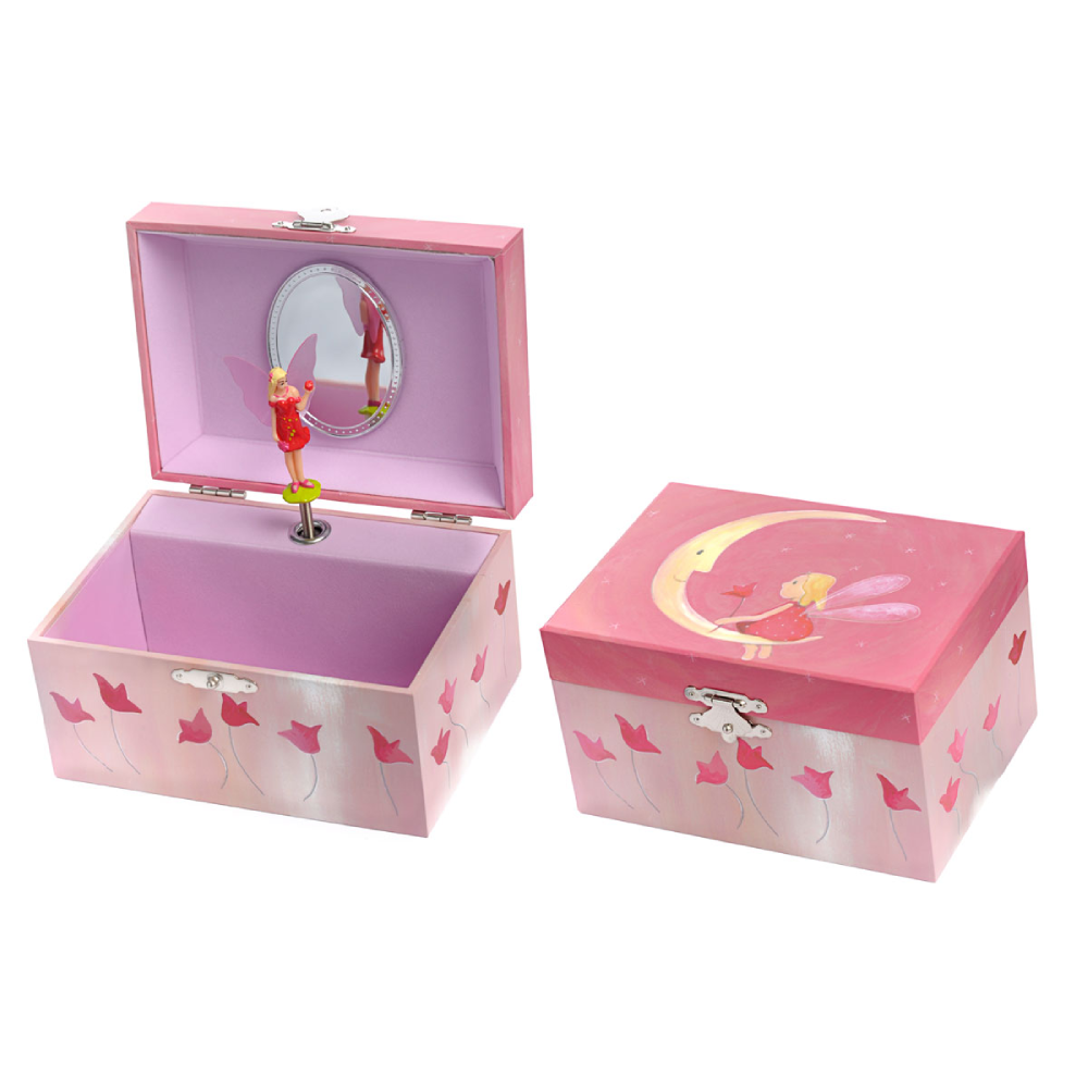 Musical Jewellery Box Pink Moon