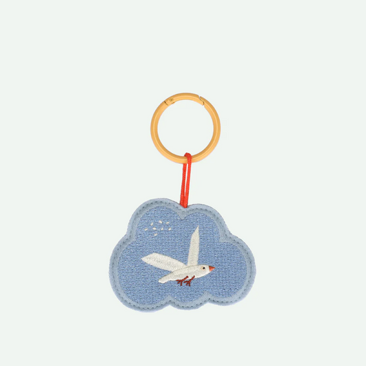 Embroidered Keychain Seagull