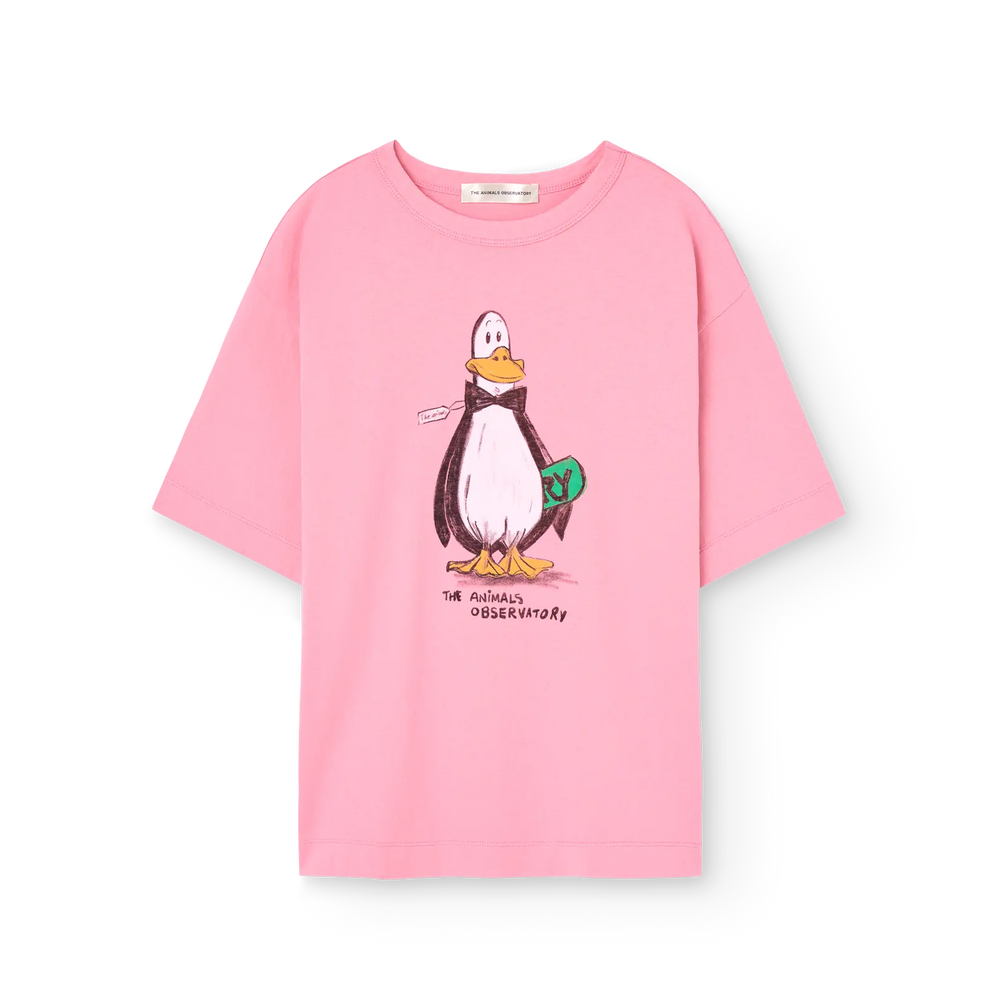 Collie Kid T-Shirt Pink - flat front