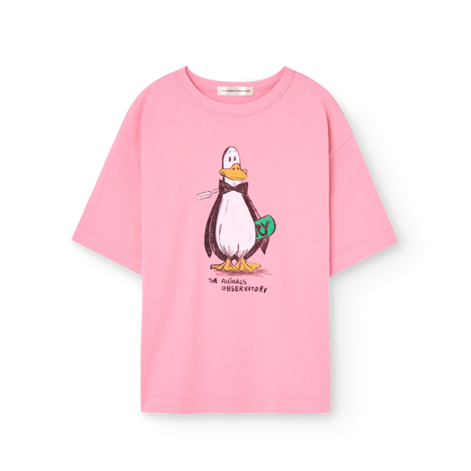 Collie Kid T-Shirt Pink - flat front