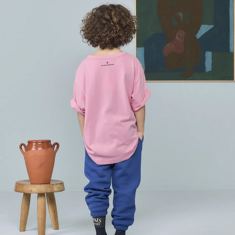 Collie Kid T-Shirt Pink - model back
