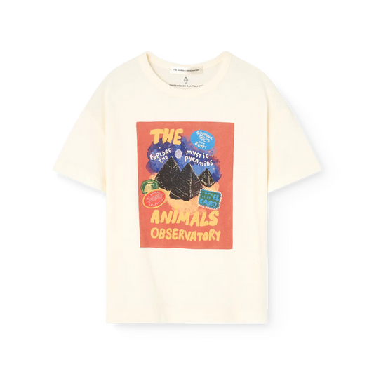 Dunker Kid T-Shirt White - flat front