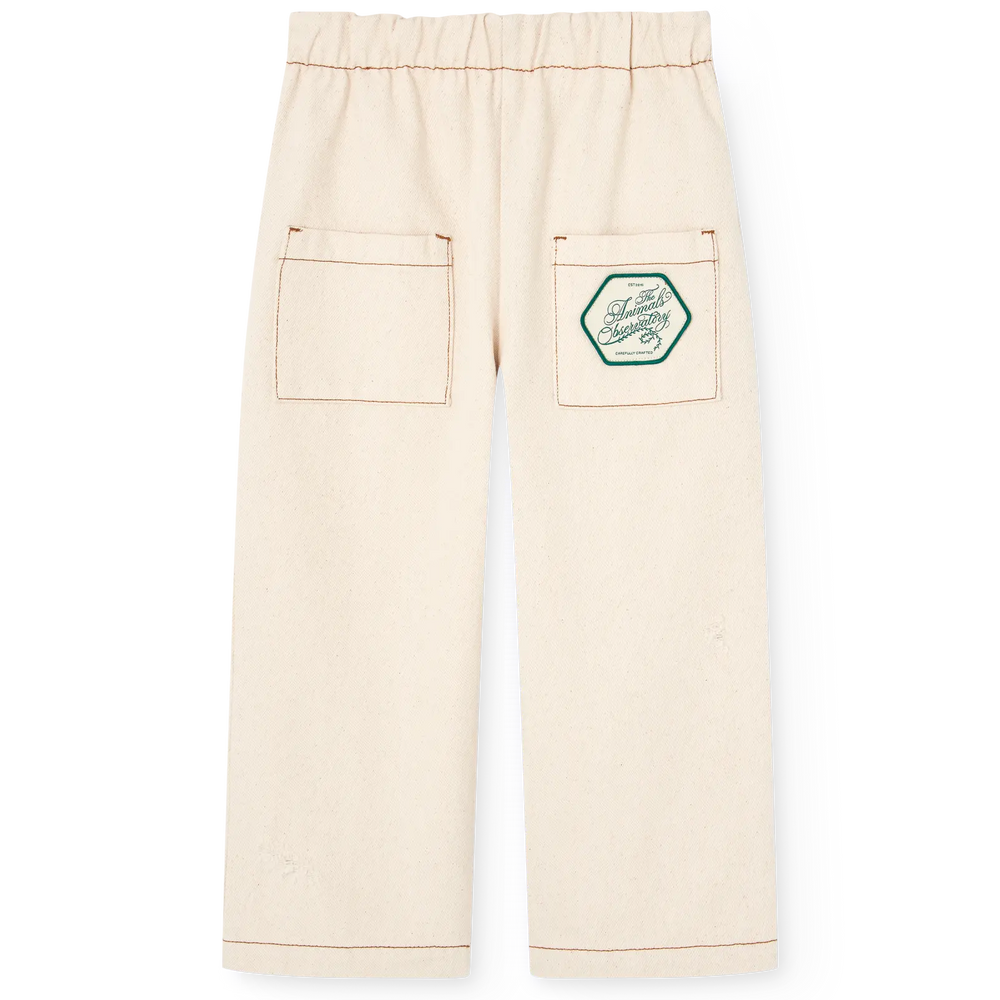 Emu Kid Pants Raw White - flat front