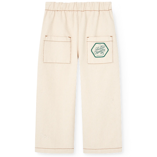 Emu Kid Pants Raw White - flat front