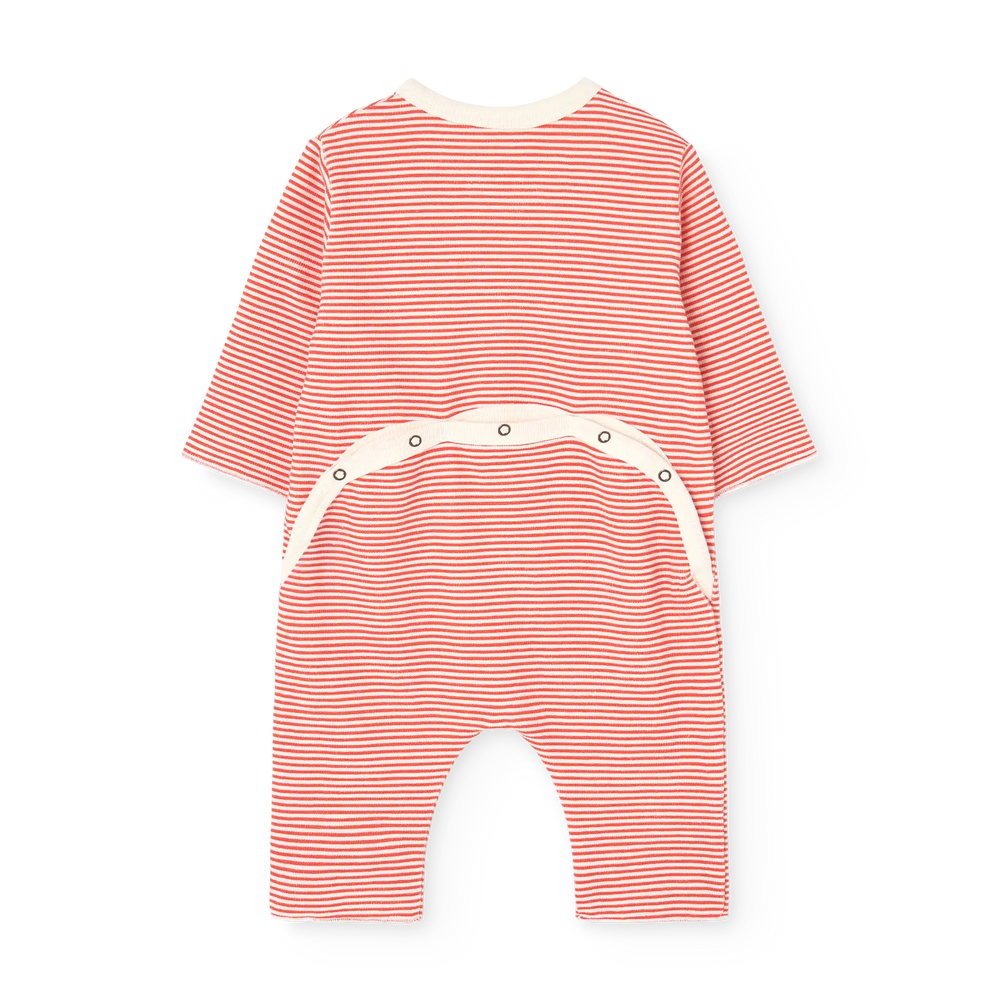 Owl Baby Pajama - flat back