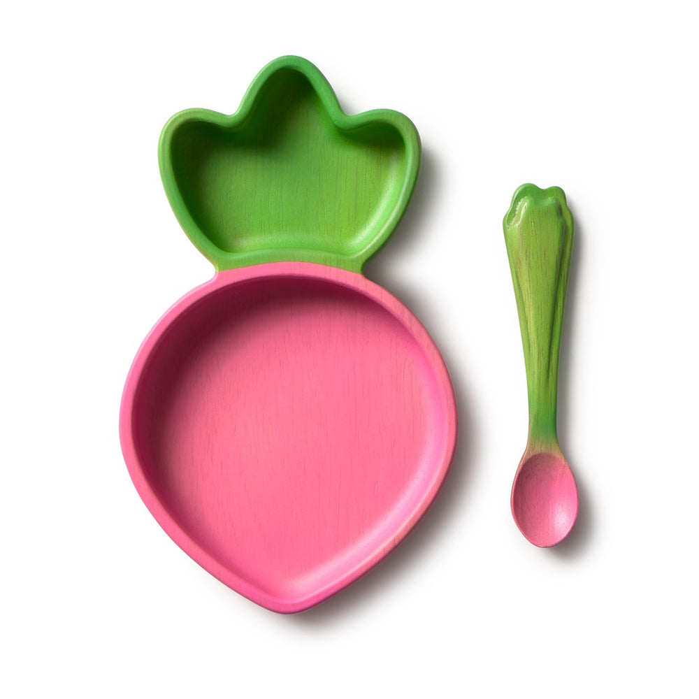 The Radish Plate & Spoon Set