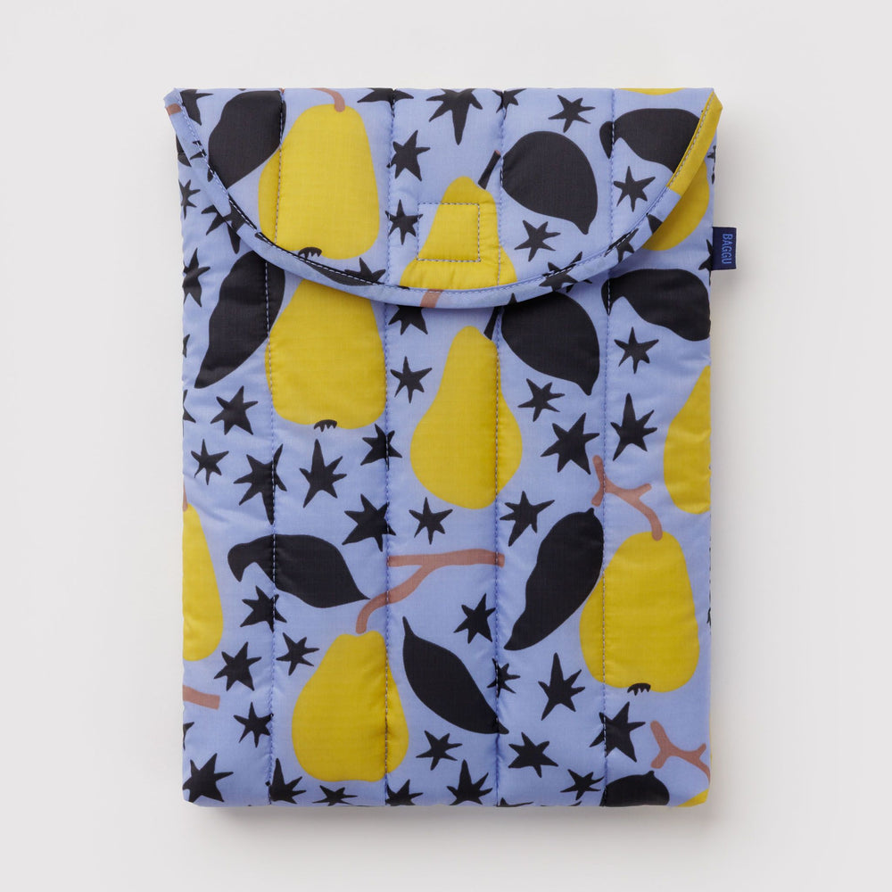 Puffy Laptop Sleeve 13"/14" Golden Pears