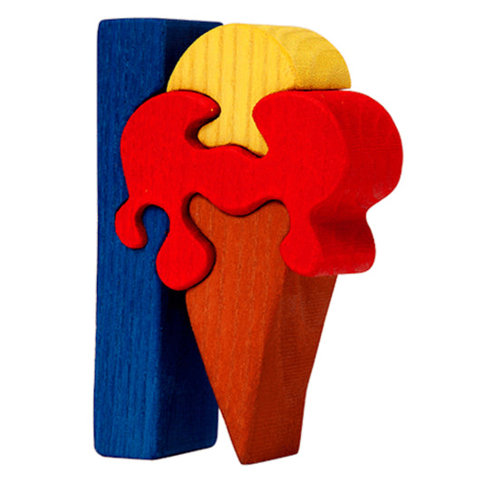 Wooden Puzzle I - Ice Cream