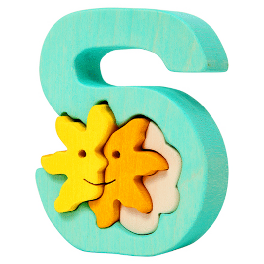 Wooden Puzzle S - Sun