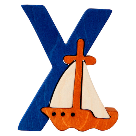 Wooden Puzzle Y - Yacht