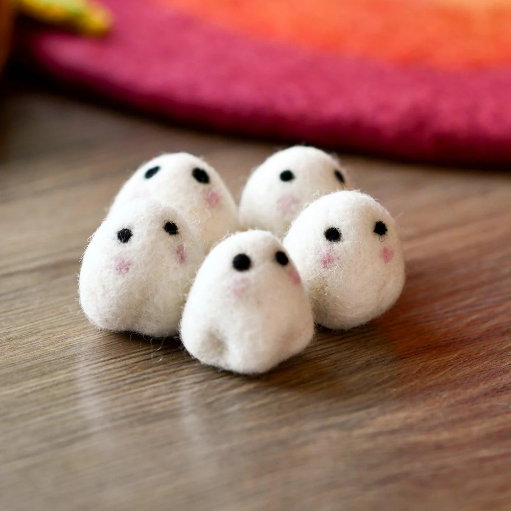 Felt Cute Ghosts Loose Parts