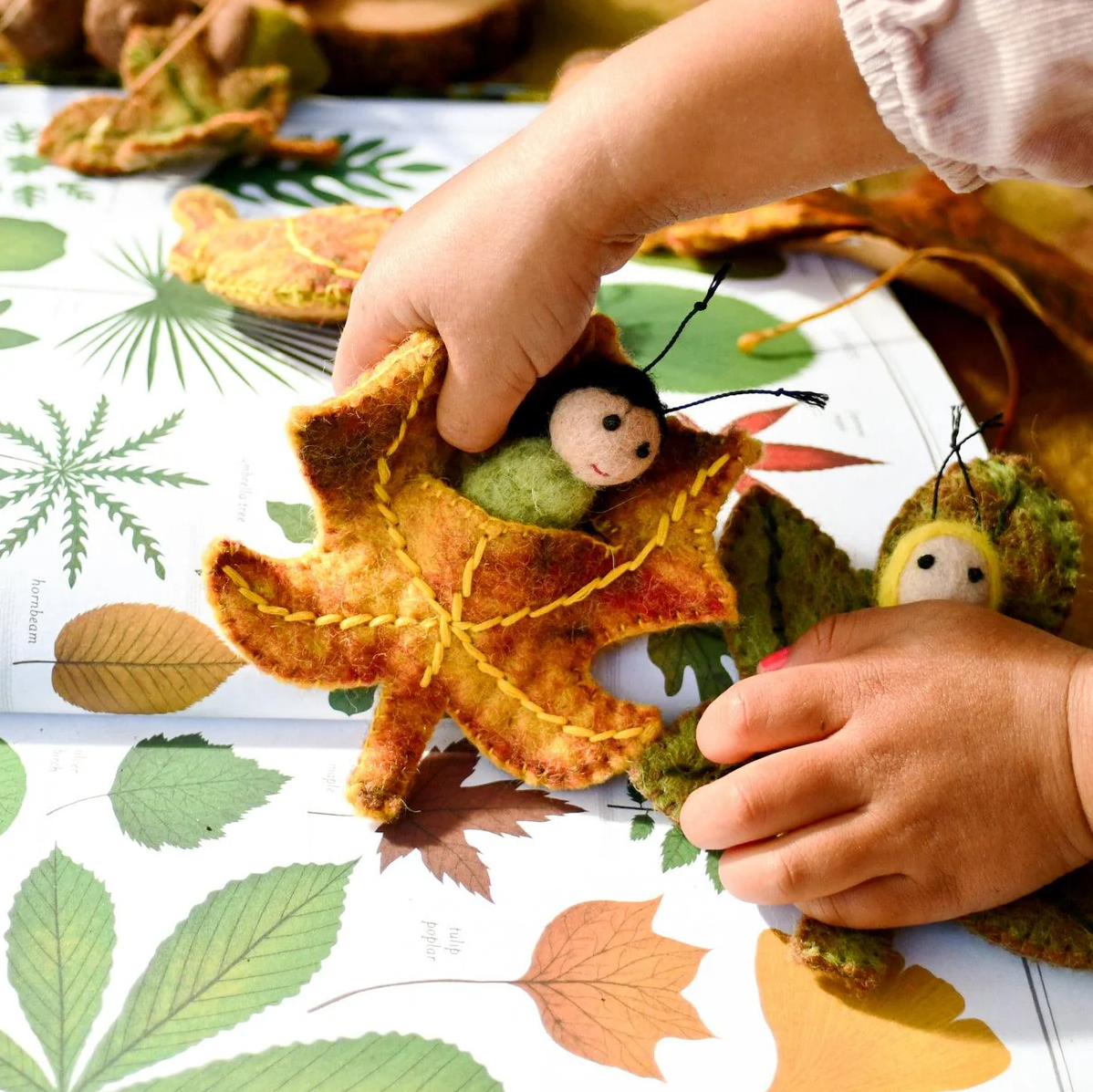 Felt Maple Leaf Baby