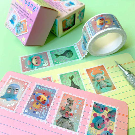 Felt Gang Holographic Stamp Washi Tape