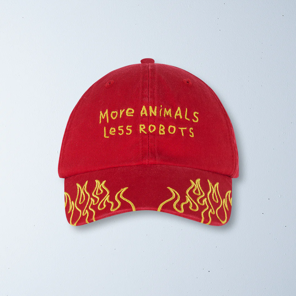Flame Cap Racer Red