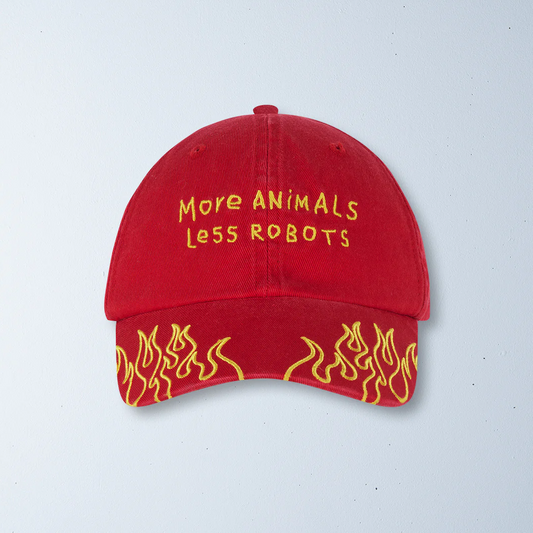 Flame Cap Racer Red