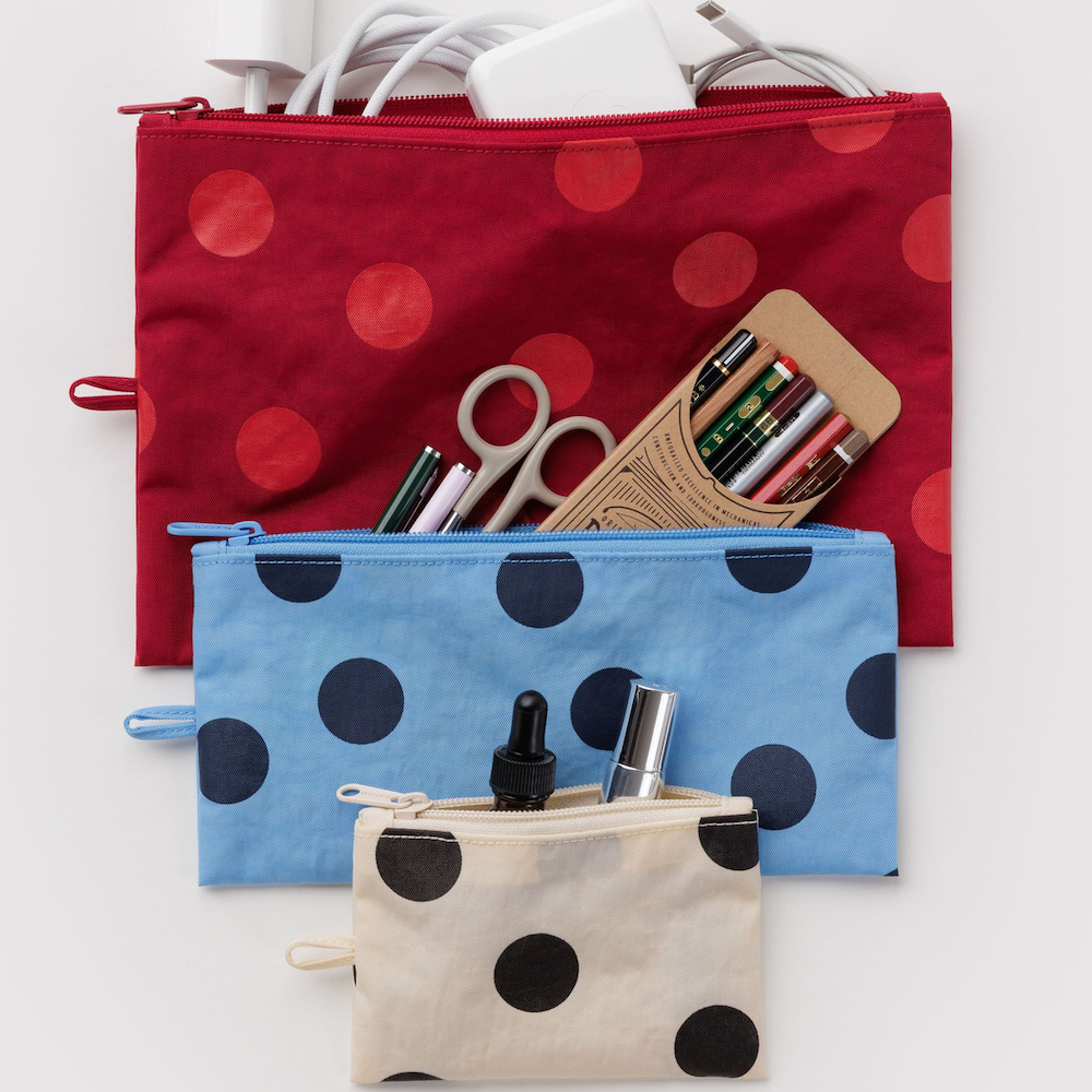 Flat Pouch Set Polka Dot Mix