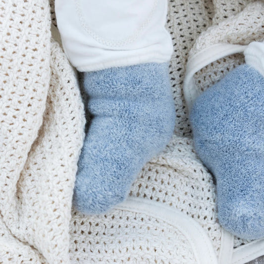 Baby Pile Socks Blue