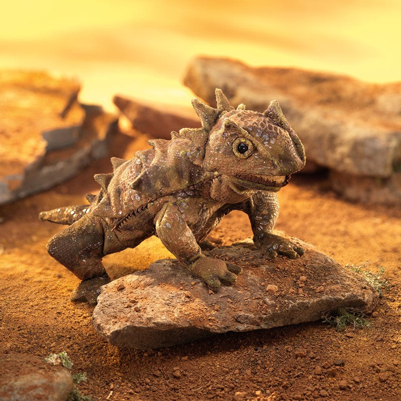 Folkmanis Horned Lizard Puppet