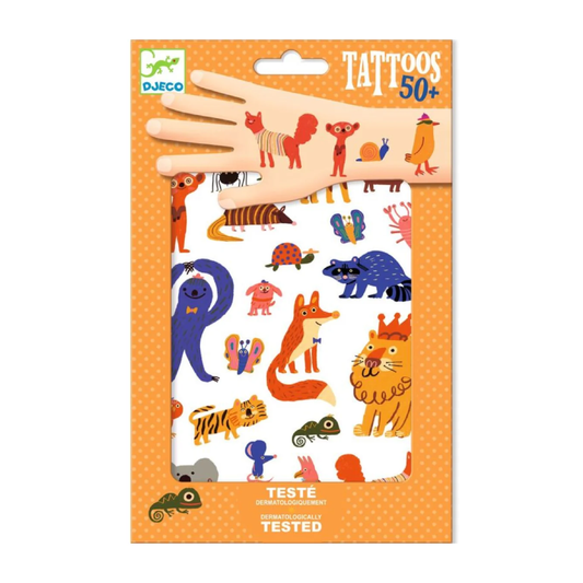 Funny Animals Temporary Tattoos
